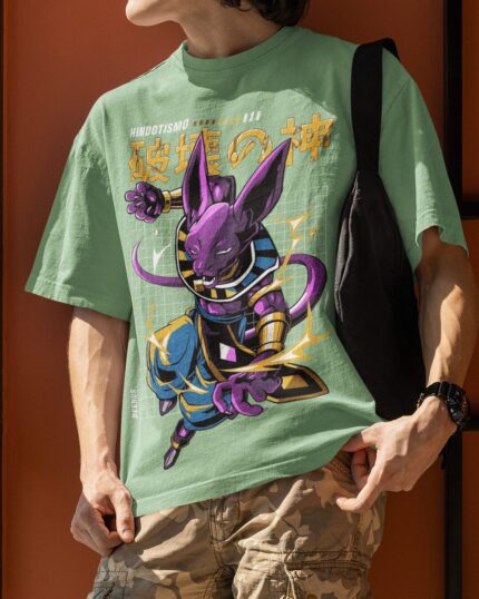 God of Destruction Beerus Oversized T-shirt