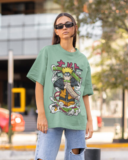 Naruto Scroll - Oversized Women T-Shirt
