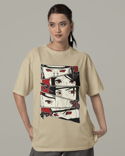 Akatsuki All Eyes Naruto - Women Oversized T-Shirt