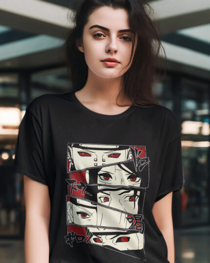 Akatsuki All Eyes Naruto - Women Regular T-Shirt