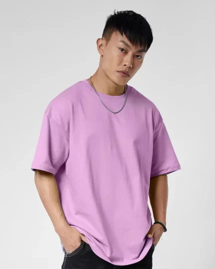Plain T-shirt - Lavender | Oversized by NonSenseTee