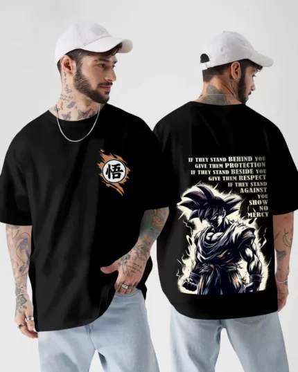 Goku Revenge Oversized Anime T-shirt By Nonsensetee
